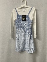 Girls&#39; Slip Dress with Long Sleeve T-Shirt - Art Class™ - Blue - Size XS - £4.74 GBP