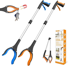 32" Grabber Reacher Tool, 2-Pack Foldable Reacher Grabber Pickup Tool wi... - $24.86