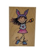 PENNY BLACK RUBBER STAMP BONNY LASS NEW STAMP Easter Holiday Eggs Spring... - $12.73 CAD