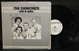 The Diamonds Band Signed Autographed &quot;Live &amp; Well&quot; Record Album - £31.92 GBP