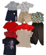 Boys Lot of  11  Mixed Clothing Shorts, Dress, Polo &amp; Tee Shirts Size 4.... - $408.83 MXN