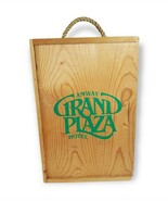 Amway Grand Rapids Grand Plaza Hotel Michigan Wine Box Vtg Alcohol Storage - $553.85 MXN