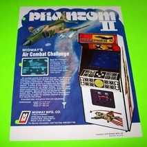 Phantom II Arcade FLYER Original 1979 Retro Video Game Art Air Combat Vintage   - £10.92 GBP