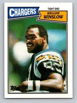 Kellen Winslow #343 1987 Topps San Diego Chargers - £1.57 GBP