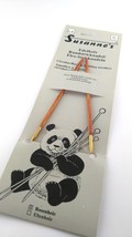 Circular Knitting needles, Wooden knit needle, Rose wood needles, Fixed Single p - £7.57 GBP