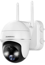 Zumimall ZS-GX2S White Black Pan Tilt Outdoor Waterproof Battery Security Camera - £46.68 GBP