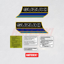 Sticker Decal Suzuki RM125 RM 125 1985 Side Cover Fuel Gas Tank (Free sh... - $45.00