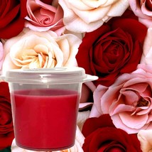 Fresh Roses Scented Soy Wax Candle Melts Shot Pots, Vegan, Hand Poured - £12.78 GBP+