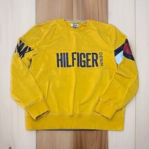 Tommy Hilfiger Denim Sweatshirt Mens Size XL Yellow Crew Neck  C2 - $29.70