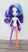 My Little Pony Equestria Girls RARITY Rainbow Rocks Dress Up 2014 9&quot; Doll Nude - £5.76 GBP