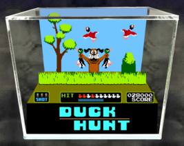 Duck Hunt - 3D Cube Handmade Diorama - Video Games - Shadowbox - £54.40 GBP