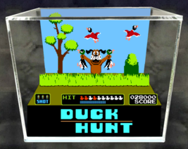 Duck Hunt - 3D Cube Handmade Diorama - Video Games - Shadowbox - £54.66 GBP