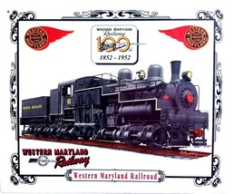 TRAIN SIGN - Western Maryland Railroad / Shay Engine - $28.49