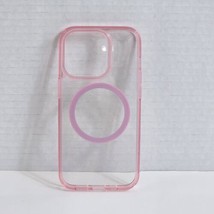 Cell Phone Case for iPhone 14 Pro 6.1&quot; Clear Pink Magnetic Slim Fit Bumper - £3.87 GBP