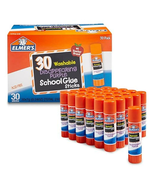 Disappearing Purple School Glue Sticks, Washable, 7 Grams, 30 Count - Po... - $14.51