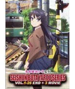 SEISHUN BUTA YAROU SERIES VOL.1-26 END + 3 MOVIES ENG DUB ANIME DVD Ship... - $31.67