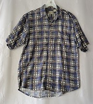 Mens Vintage Raw Rags Cotton Short Sleeve Shirt Size Med - £12.43 GBP