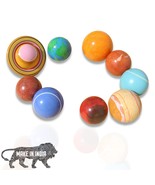 Wooden Planets Science Set Solar System Handmade Toy for Kids 3+ with a ... - £38.75 GBP