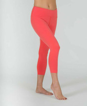 Tanya-b Donna Rabarbaro Tre Quarti Leggings Yoga Pantaloni Taglia: XS - Srp - $18.79