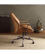 Hamilton Office Chair, Coffee Top Grain Leather - $17,042.86 MXN