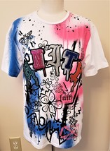 Graffiti T-Shirt SMOKE RISE Sz-M Multicolor - £31.43 GBP