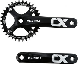 Square Taper Crankset Mtb, Mountain Bike Single Speed Crankset, Bicycle Crank - £33.01 GBP