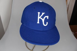 Kansas City Royals New Era Fitted 59fifty Size 7 official Cap Hat Preowned - £20.24 GBP