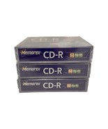 Memorex CD-R Recordable 52X 700 MB 80 Min 10 CDs Per Pack Lot Of 3 - $213.52 MXN