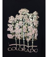 VTG Stedman Super HI Cru Colorado TShirt 3D Puffy Paint Golden Trees L 4... - $16.20