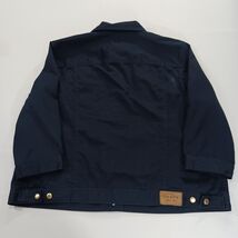 Chaps Denim Jacket Women's Blue Button Flap Pockets 3/4 Sleeve Classic Size 2X image 2