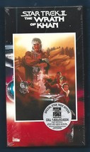 Factory Sealed VHS-Star Trek II-Wrath of Khan-William Shatner, Ricardo Montalban - £14.54 GBP