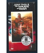 Factory Sealed VHS-Star Trek II-Wrath of Khan-William Shatner, Ricardo M... - $280.80 MXN