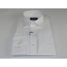 Mens 100% Cotton Shirt From Turkey Manschett by Quesste Slim Fit 4029-01 White image 3