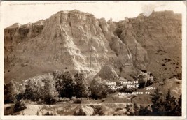 Rppc Badlands Sd Road Through Cedar Pass Oneill Photo c1920s Postcard Y7 - £11.80 GBP