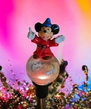 Vintage Disney Fantasia Sorcerer Mickey Glitter Color Changing Light up ... - $48.49