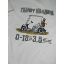Tommy Bahama Relax Men Golf Cart T Shirt White Short Sleeve Small S - $19.77