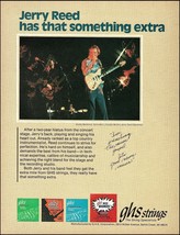Country Artist Jerry Reed 1983 GHS guitar strings advertisement 8 x 11 ad print - £3.33 GBP