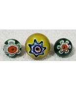 Vintage Handmade Venetian Multi-Color Millefiori Glass Bead HUGE 35mm &amp; ... - $20.78