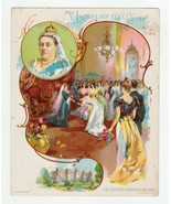 Vintage McLaughlin Coffee Trade Card The Queen&#39;s Drawing Room Queen Vict... - $34.19 CAD