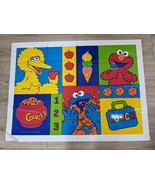 Vintage Baby Vinyl Floor Play Mat Sesame Street Big Bird Cookie Monster ... - £10.19 GBP