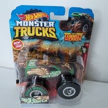 Hot Wheels Monster Truck Smash Squatch Connect &amp; Crash 2019  New Monster... - £19.37 GBP
