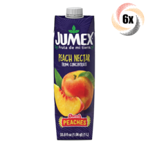 6x Cartons Jumex Peach Nectar Flavor Drink 33.8 Fl Oz ( Fast Shipping! ) - $41.02