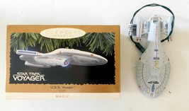 Star Trek 2 Keepsake Ornaments Voyager And Shuttlecraft Galileo Never Displayed - £24.77 GBP+