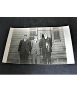 Group of Men family members - Real Photo Postcard- Stamp Box-AZO (1904-1... - £11.51 GBP