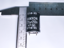 1PCS KP SAMXON 270uF 250V 22x30 mm Electrolytic Snap In Capacitor High R... - $3.00