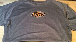 Oklahoma State OSU GRAY T-SHIRT SIZE L 42/44- 100% POLYESTER - $7.75