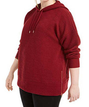 allbrand365 designer Womens Activewear Plus Size Warm Up Side Zip Hoodie,1X - $32.26