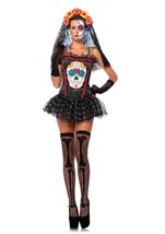 Leg Avenue 85347 Sugar Skull Bustier Large - £20.85 GBP