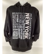 NGT New York Hoodie Men&#39;s Size Large L Soho Time Square Broadway Central... - $564.47 MXN
