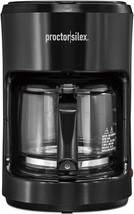 Proctor Silex 10-Cup Coffee Maker, Auto Pause And Serve, Black, Works With - £29.87 GBP